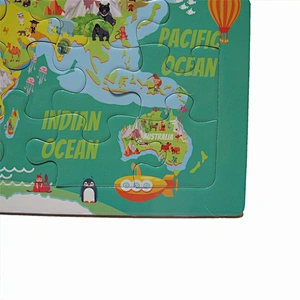 Customizable Children's Puzzle with Various Designs