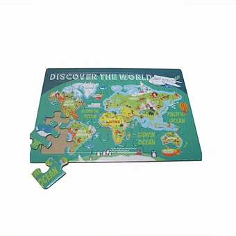 Customizable Children's Puzzle with Various Designs