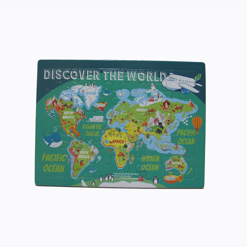 Customizable Children's Puzzle with Various Designs